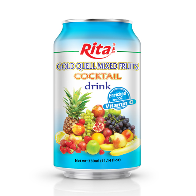 Nước ép trái cây hỗn hợp 330ml - Nước Giải Khát Rita - Công Ty TNHH Thực Phẩm Và Nước Giải Khát Rita